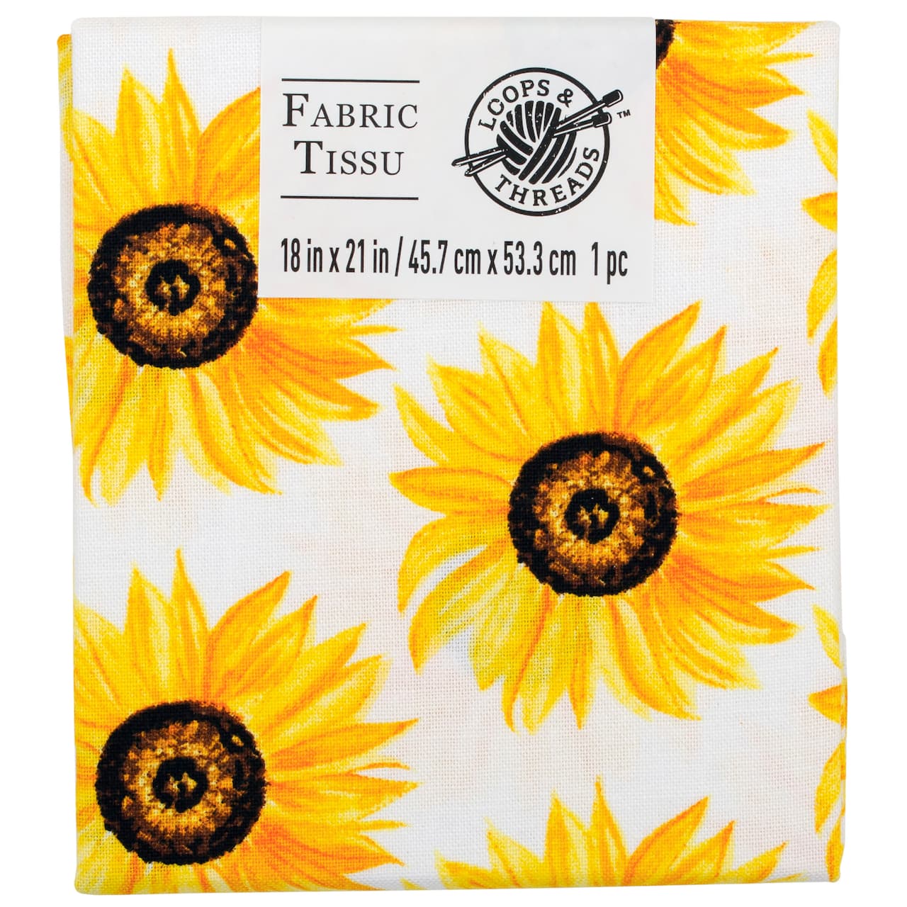 Sunflower Cotton Fabric Bundle by Loops & Threads™